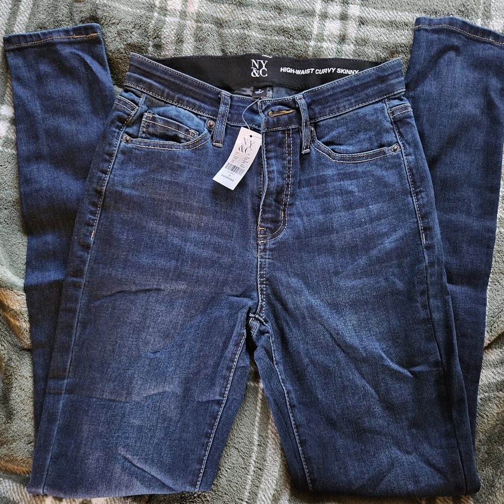 New York & Co High waisted curvy skinny jeggings